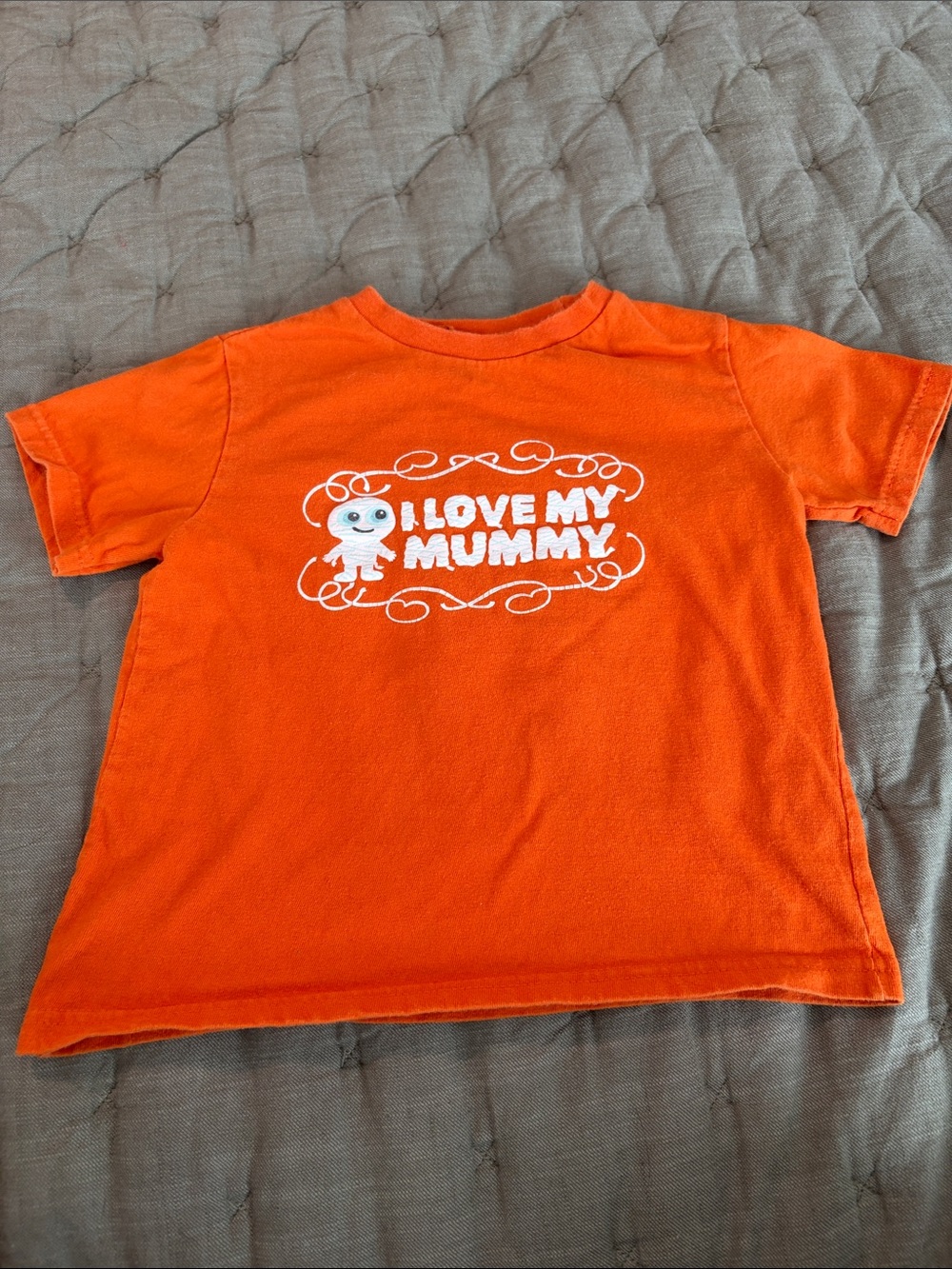 Orange Kids' 'I Love My Mummy' Graphic Tee